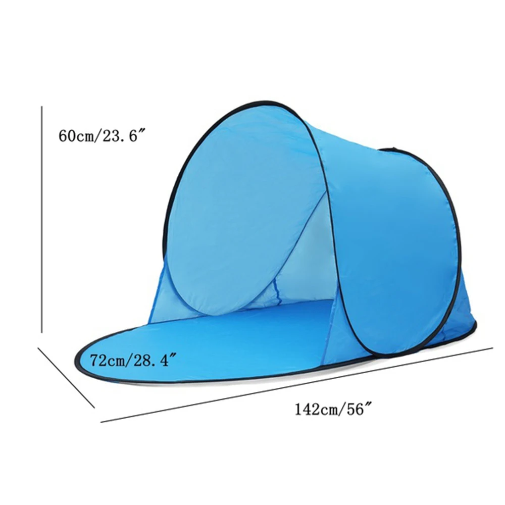 Палатка для кемпинга на открытом воздухе всплывающая летняя морская укрытия от