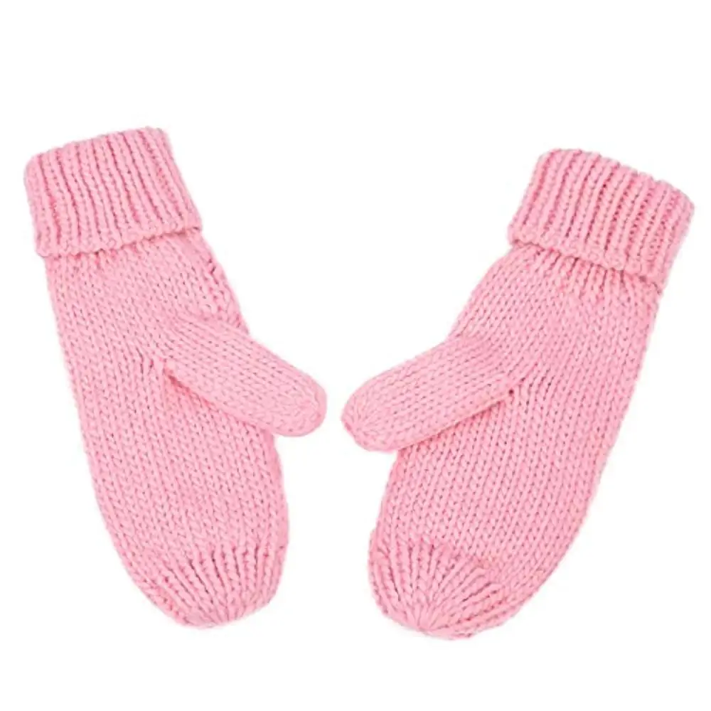 Women Winter Crochet Camp Protective Gloves Twist Cable Knit Hand Warmer Mittens Winter Gloves