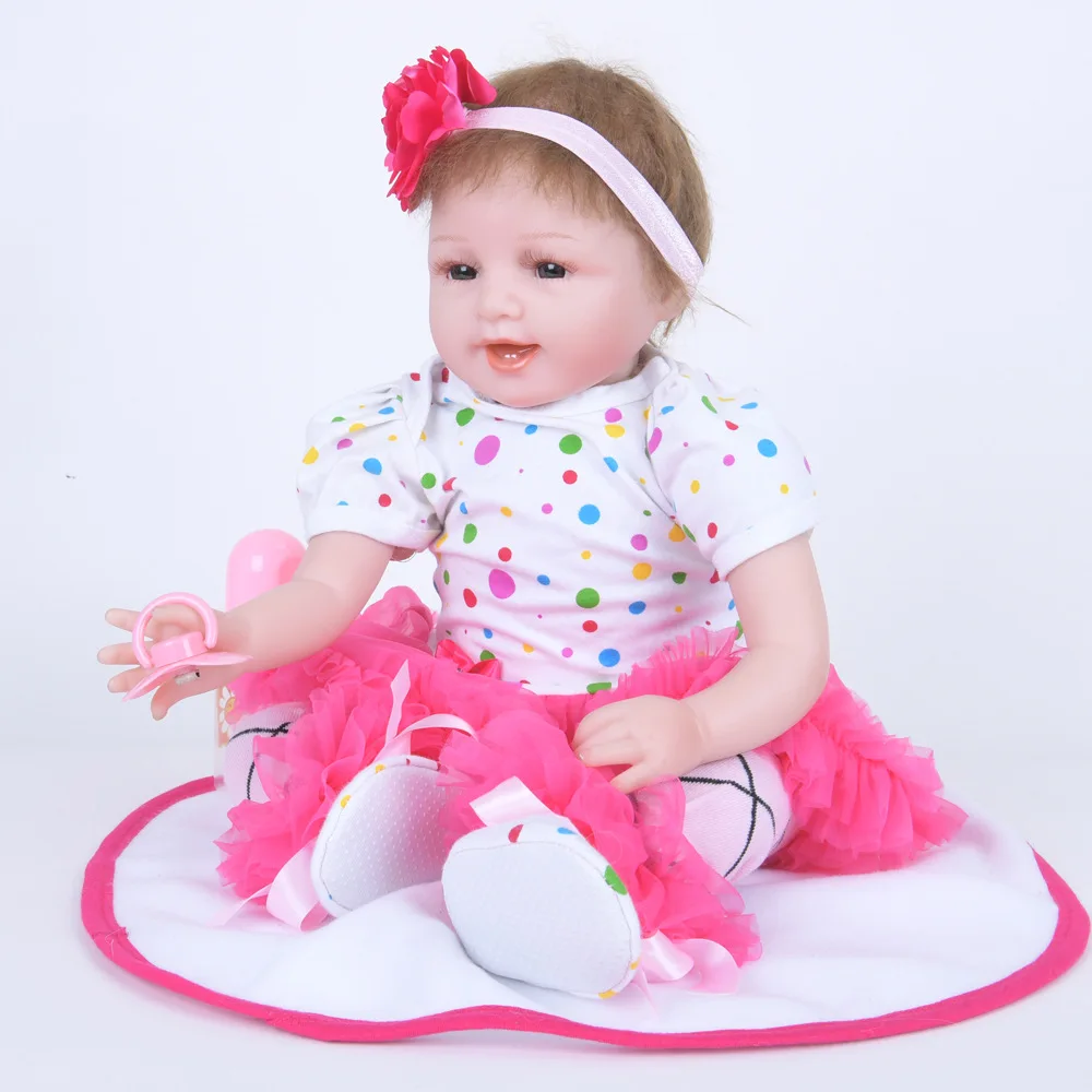 Новинка 55 см Реалистичная кукла для малышей детей игрушки подарки на день