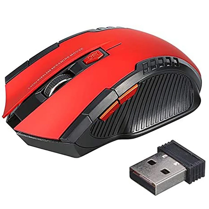 

2.4GHz Wireless Gaming Mouse, USB Receiver, Wireless Optical Mouse for Home Office Computer Mouse