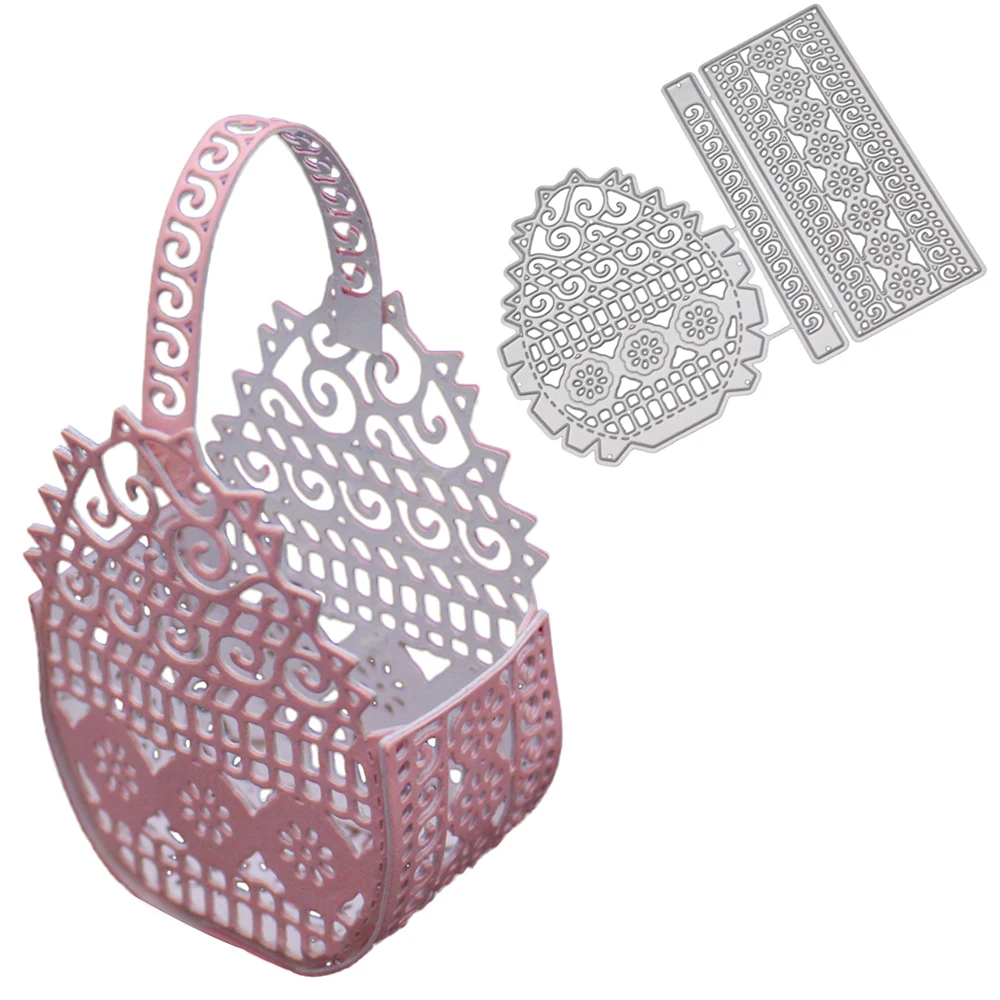 

NICEYARD трёхмерная Цветочная корзина для резки трафареты для скрапбукинга декор DIY альбом бумажная карта ремесло резки штампы