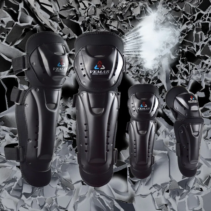 Наколенники мотоциклетные VEMAR протектор колена для мотокросса мягкие дышащие