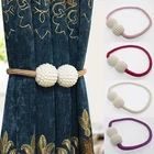 Жемчужный магнитный зажим для штор, держатели для занавесок, зажимы для штор, подвесная шаровая Пряжка, аксессуары для занавесок, домашний декор