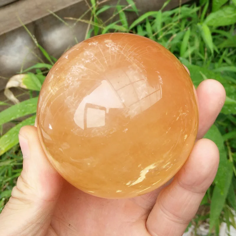 Природный цитрин Кальцит кварц хрустальный шар Исцеление|ball dimensions|ball templategemstone