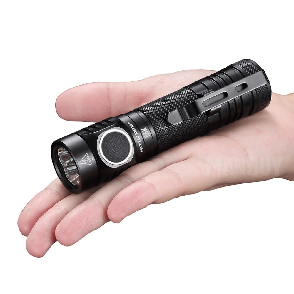 2021 Nitecore E4K 4400 люмен компактный фонарик для повседневного использования 4xCREE XP L2 V6