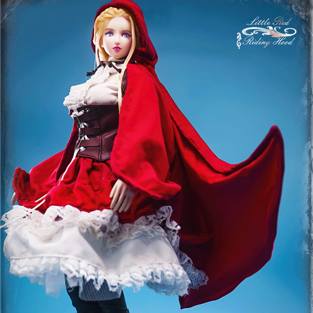 

FASToys 1/6 Scale FA-18-07 Little Red Riding Hood Girl Gothic Lolita Clothing Accessories Fit 12"TBL S10D S22A Seamless Body