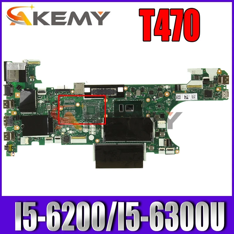 

for Thinkpad T470 Laptop Motherboard CPU:I5-6200/I5-6300U UAM NM-A931 DDR4 100% Test Ok