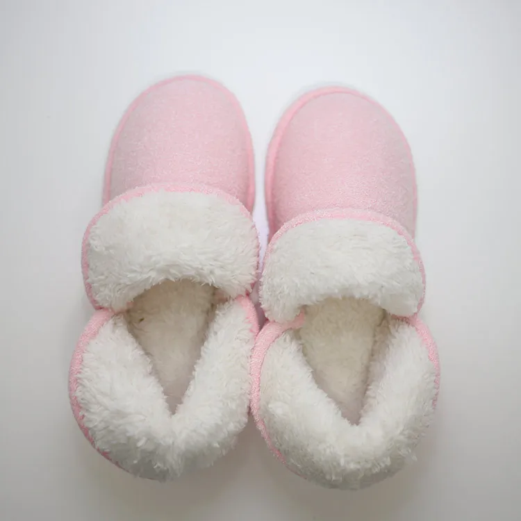 

Женские зимние теплые хлопковые туфли, дамские плюшевые слипоны, домашние тапочки, удобные мягкие домашние тапочки на плоской подошве, Симп...