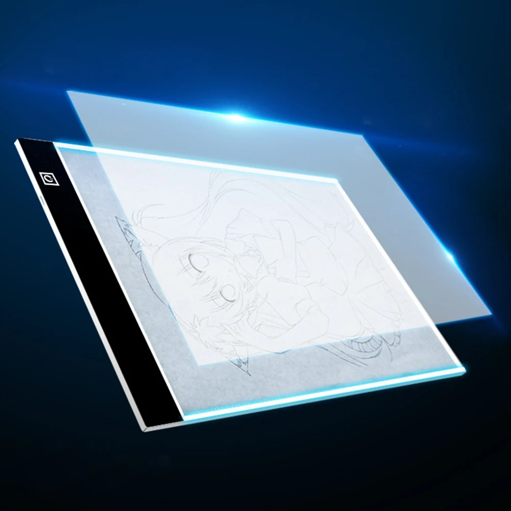 

A4 LED Light Box Drawing Tablet Graphic Writing Digital Tracer Copy Pad Board for Diamond Painting Sketch Hotfix Rhinestone
