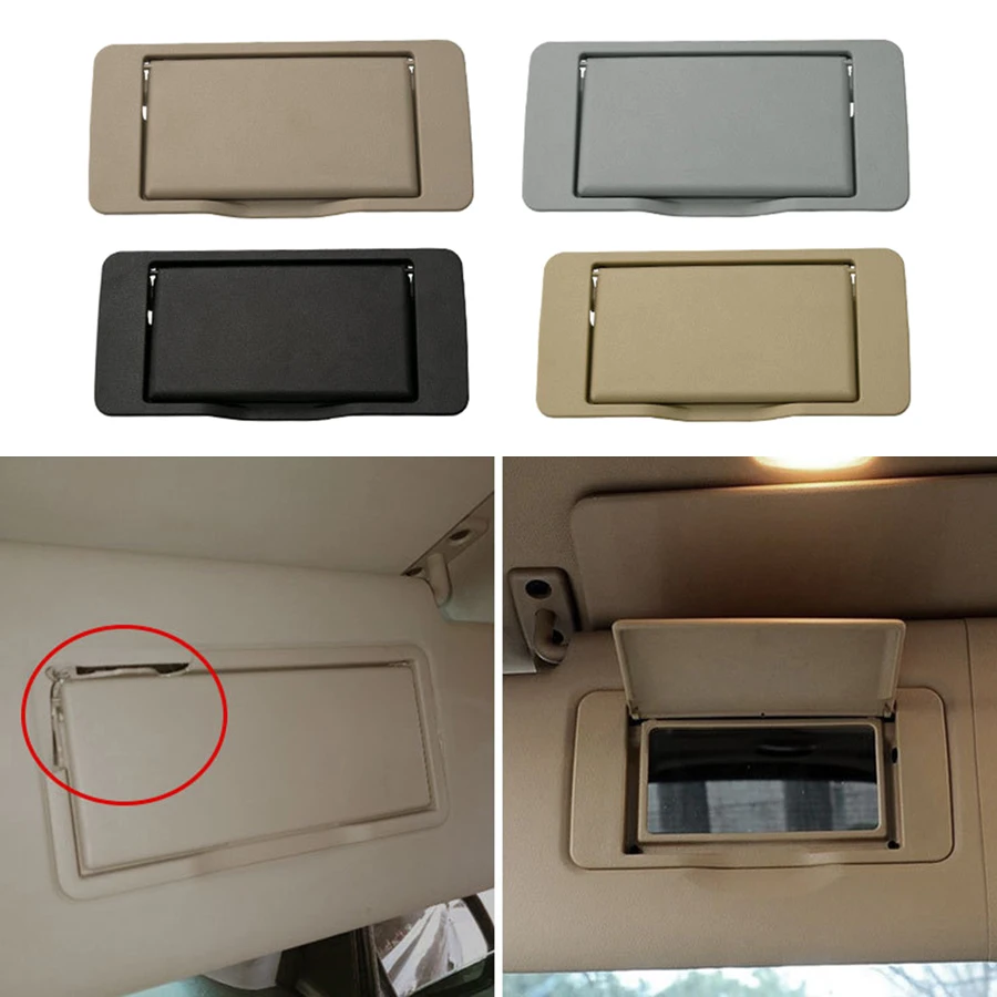 Side Replacement Sun Visor with Vanity Mirror For Mercedes Benz ML/GL/R Class W164 W251 ML350 R300 Left/Right