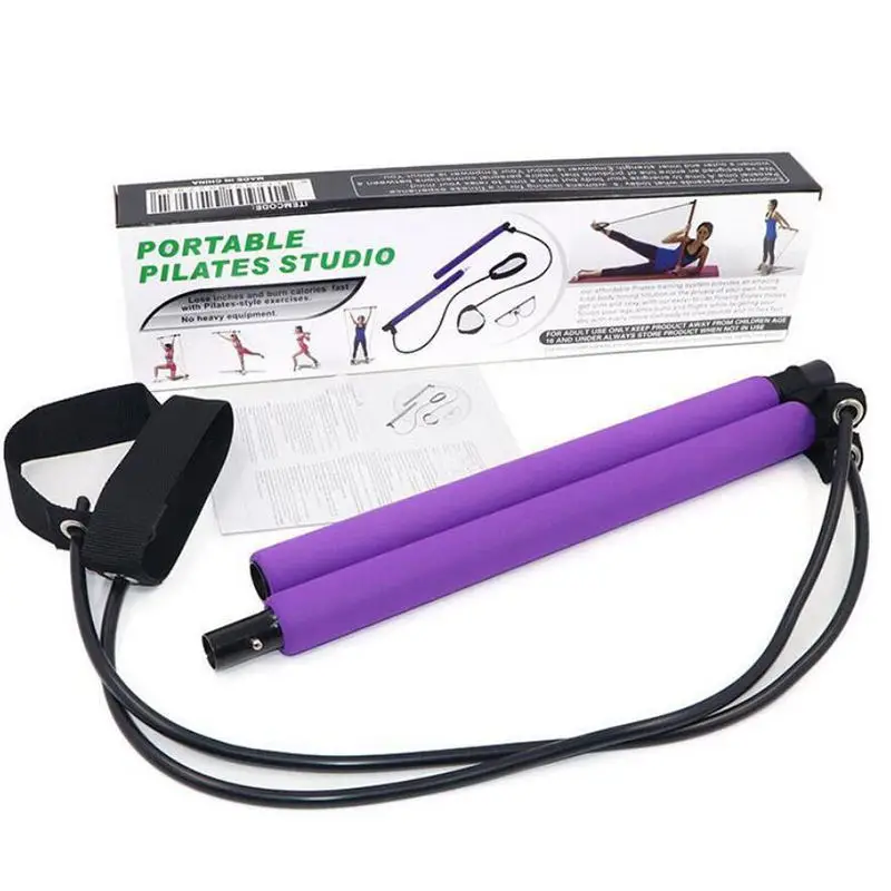 Йога Эспандеры палка для пилатеса Фитнес тренажерный зал Кроссфит эластичный