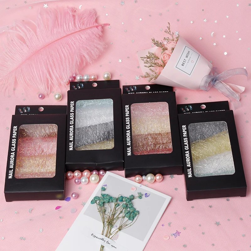 Сетчатая 3d-лента для ногтей тонкая клейкая полоска полировки шелковая фольга