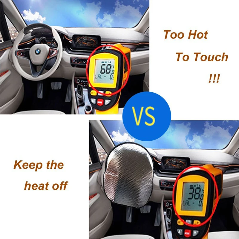 Лояльности рулевое колесо крышка из алюминиевой фольги Зонт теплоотражатель для