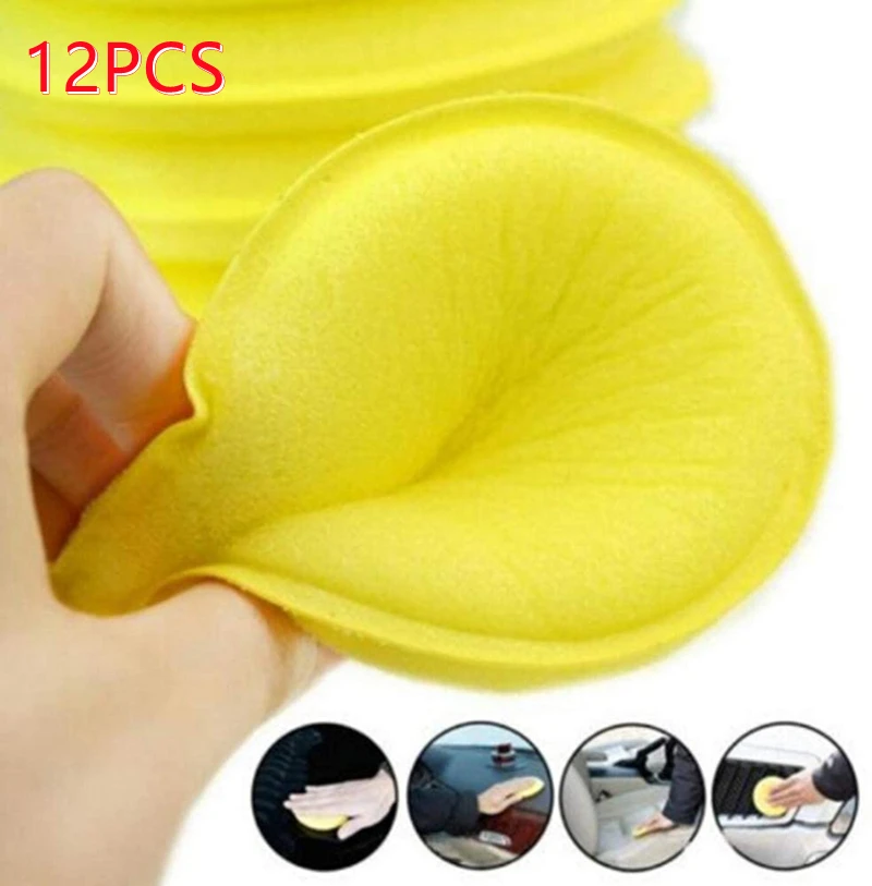 Полиуретановые губки для покраски автомобилей восковые круглые аксессуары