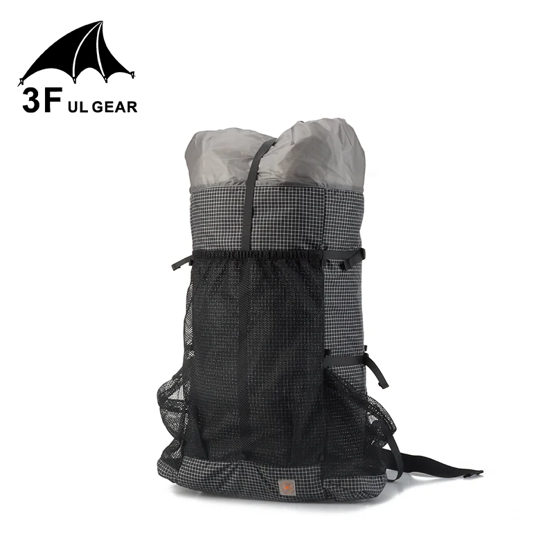 38 black L 3F UL GEAR TUTOR26/38 UHMWPE& нейлон/30D Cordura Сверхлегкая водонепроницаемая сумка для активного отдыха и походов безрамный рюкзак походные сумки - Цвет: 38 black L