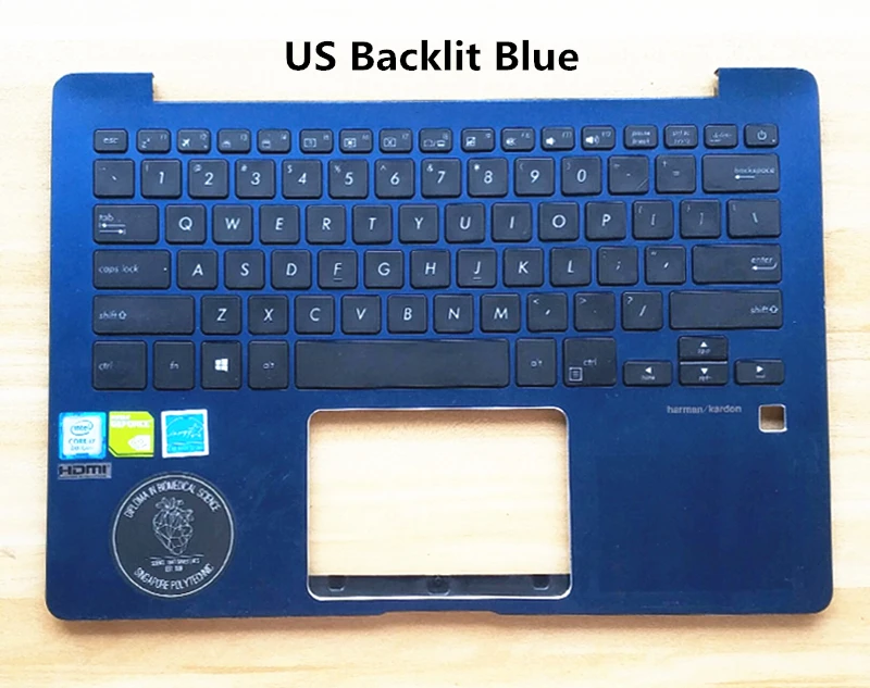 Клавиатура для ноутбука/noebook US JP с подсветкой верхняя крышка корпуса Asus zenbook UX331