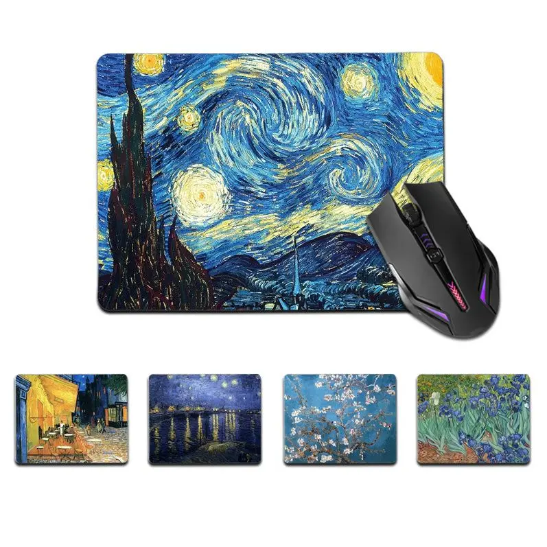 

FHNBLJ высококачественные коврики для игровой мыши с клавиатурой Ван Гога, Лидер продаж, оптовая продажа, игровой коврик для мыши