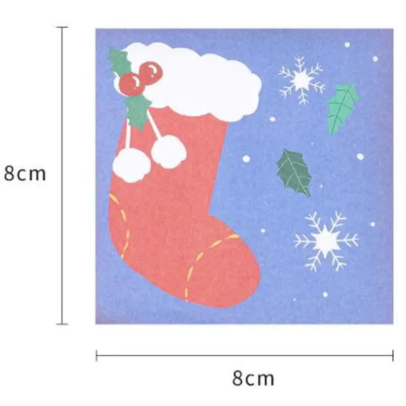 Рождественские Стикеры новинка Мультяшные наклейки-планировщики Школьные