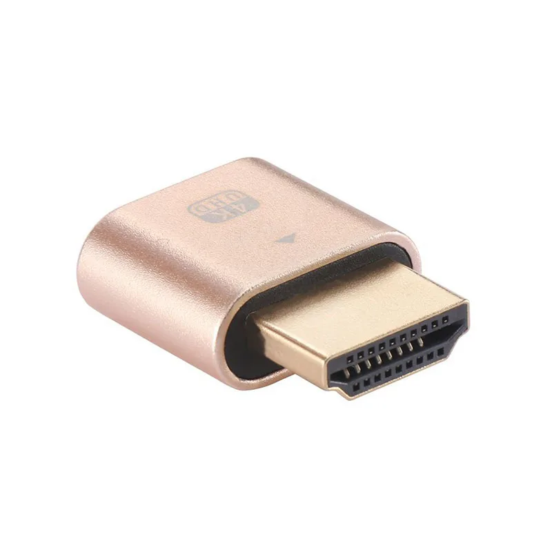 Адаптер Виртуального дисплея VGA для майнинга HDMI-совместимый 1 4 DDC EDID фиктивный