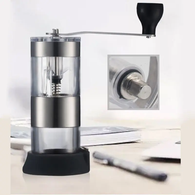

Portable Coffee Grinder Washable Manual Coffee Grinding Machine Hand Crank Mill for Home Office Use