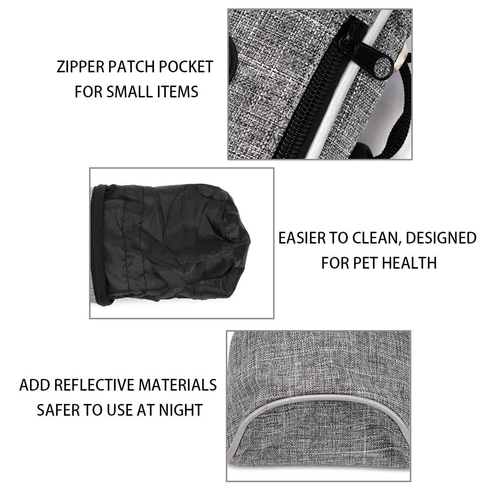 

Multifunctional Professional Pet Training Bag Pet Food Pack Outdoors Puppy Training Bag Large Capacity Pet Dog Food Pack