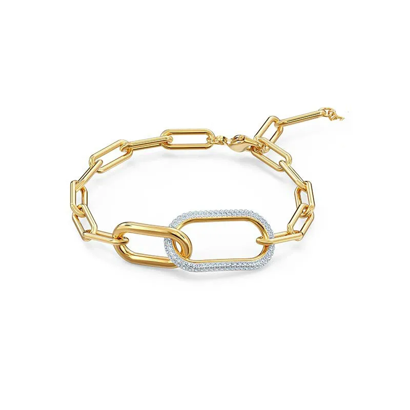 

1:1 Simple Hardware Buckle Design Bracelet Oval Bracelet for Women