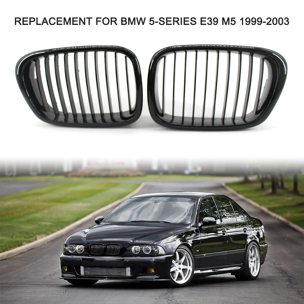 2 шт. сменная решетка радиатора для BMW 5 Series E39 M5 1999 2003|Гоночные решетки| |