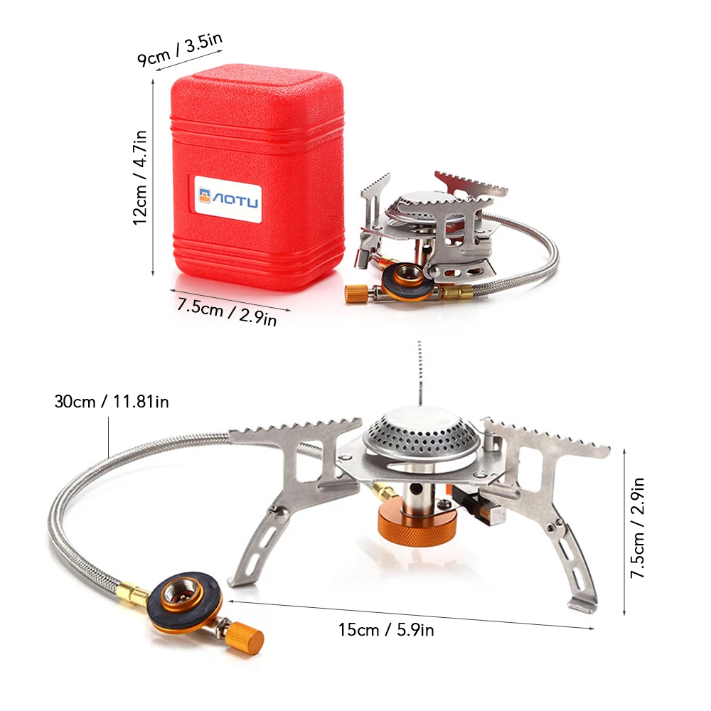 Портативная газовая плита с пьезозажиганием разделенная печь уличная для