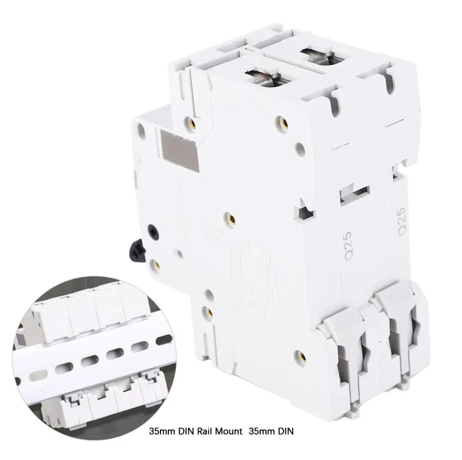 9 16/25 32 a 2P MCB miniature circuit breaker 400VAC high quality protected by air switching | Обустройство дома