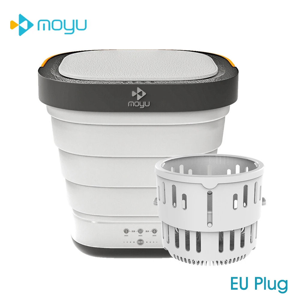 

Moyu Washing Machine XPB08-F2 2 in 1 Portable Foldable Mini Washer Clothes and Spin Dryer for Home Travel One Button Operation