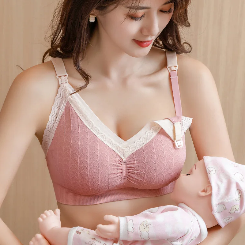 

New Pregnant women underwear breastfeeding bra pregnancy cotton feeding clothes post-partum comfort maternity bra big size