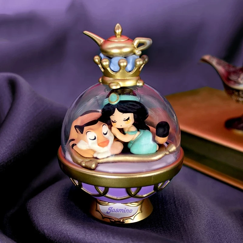 disney princess series crystal ball ornaments princess figure toys cute gift decoration original character collectible toys free global shipping