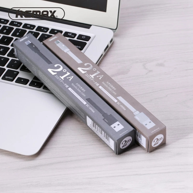 Remax Rc 094M 2 м 2.1A Corolla Usb плетеная проводка для быстрой зарядки данных линия Huawei / Millet