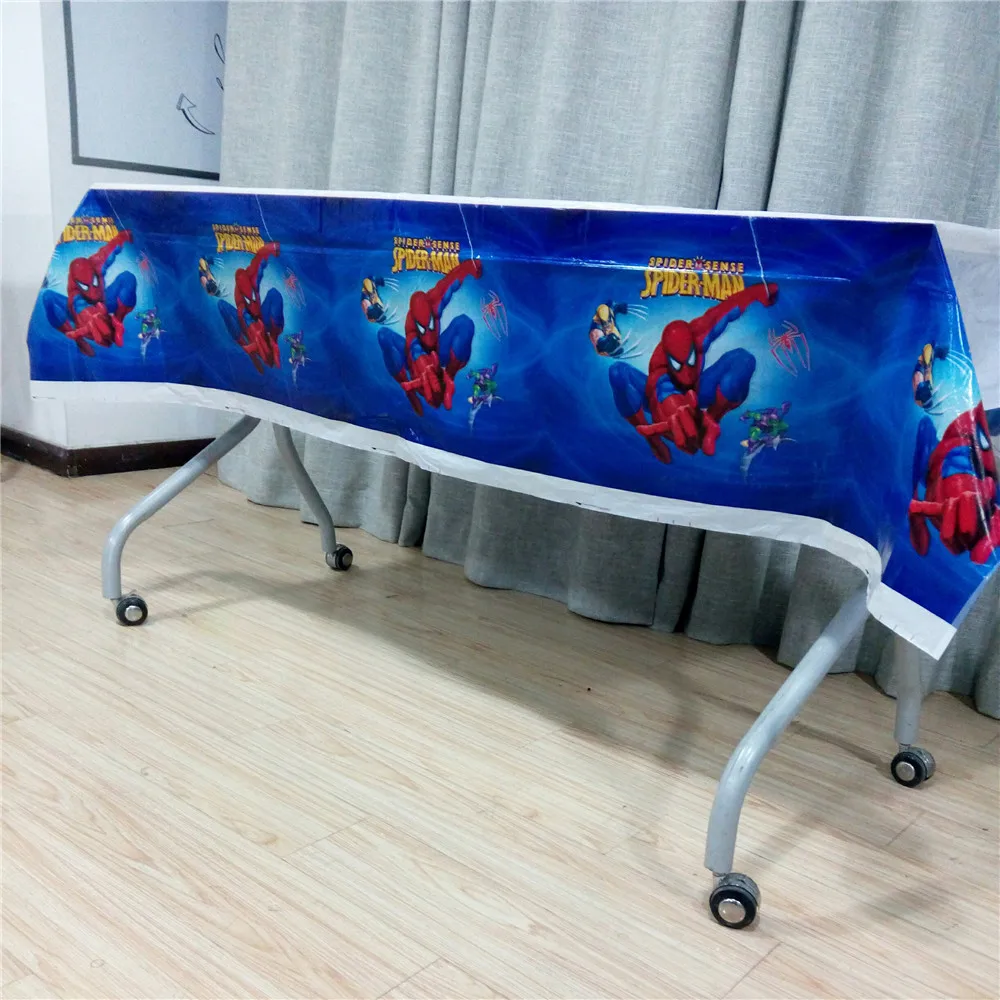 

Spiderman Party Supplies Napkins Plates Tablecloth Popcorn Supplies Cups Knives And Forks Spoons Birthday Party Decoration