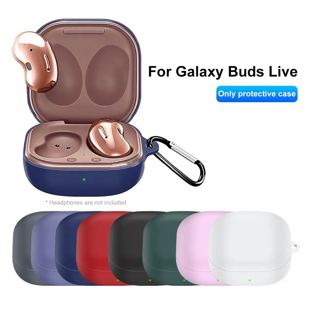 Силиконовый чехол для наушников Samsung Galaxy Buds/Buds + пыленепроницаемый защитный