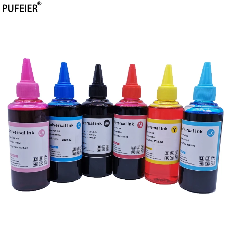 6 бутылок с чернилами на основе краски для Epson P50 PX820FWD PX830FWD PX700W PX710W PX800FW PX810 PX650 PX50 PX660