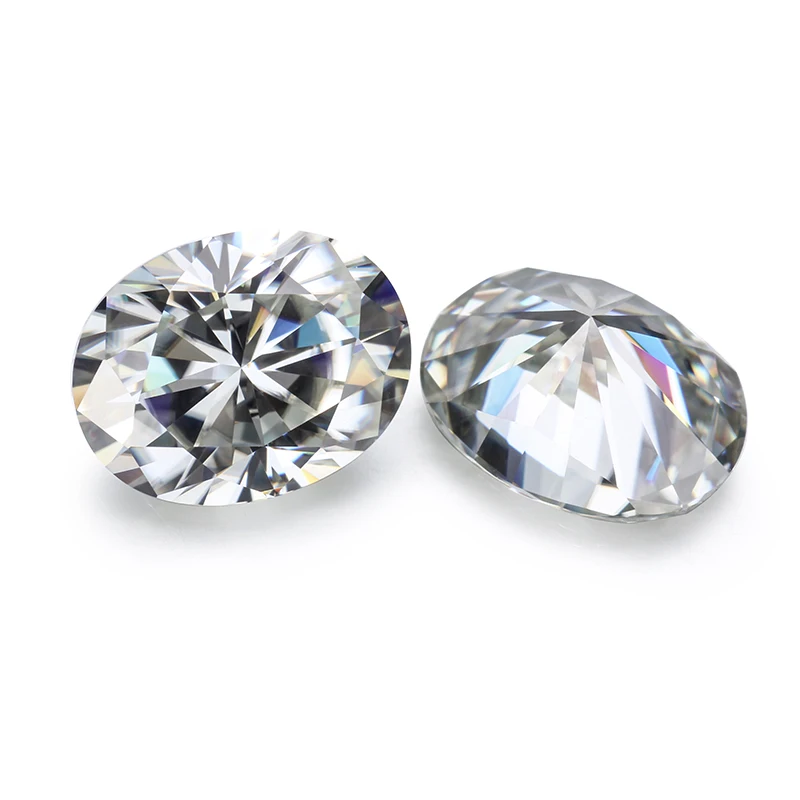 Овальная форма бриллиантовой огранки 4x6 м фотодрагоценный камень для