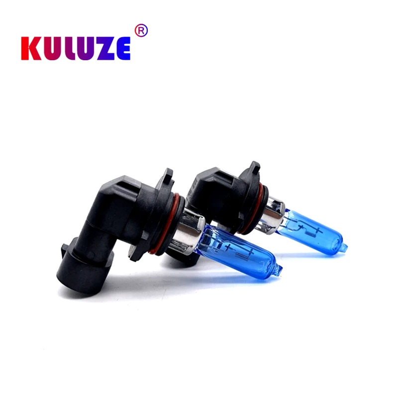 KULUZE 10 шт. 9005 HB3 5800K Автомобильная фара 12 в 65 Вт Супер белый Дальний свет P20d 100 Вт галогенные лампы высококачественные кварцевые автомобильные лампы