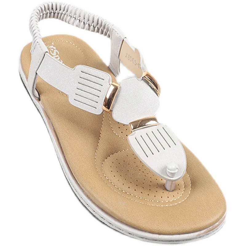 

Female Sandal Comfort Shoes for Women Strappy Heels Soft 2021 Summer Large Size Flip Flops Platform All-Match Girls Beige Fashi