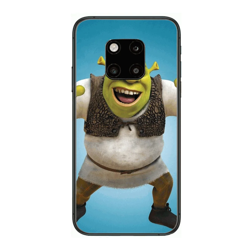 

Green Monster Phone Case For Huawei mate 30 10 20 40 Lite Smart Z Pro Black Etui 3D Coque Painting Hoesjes case