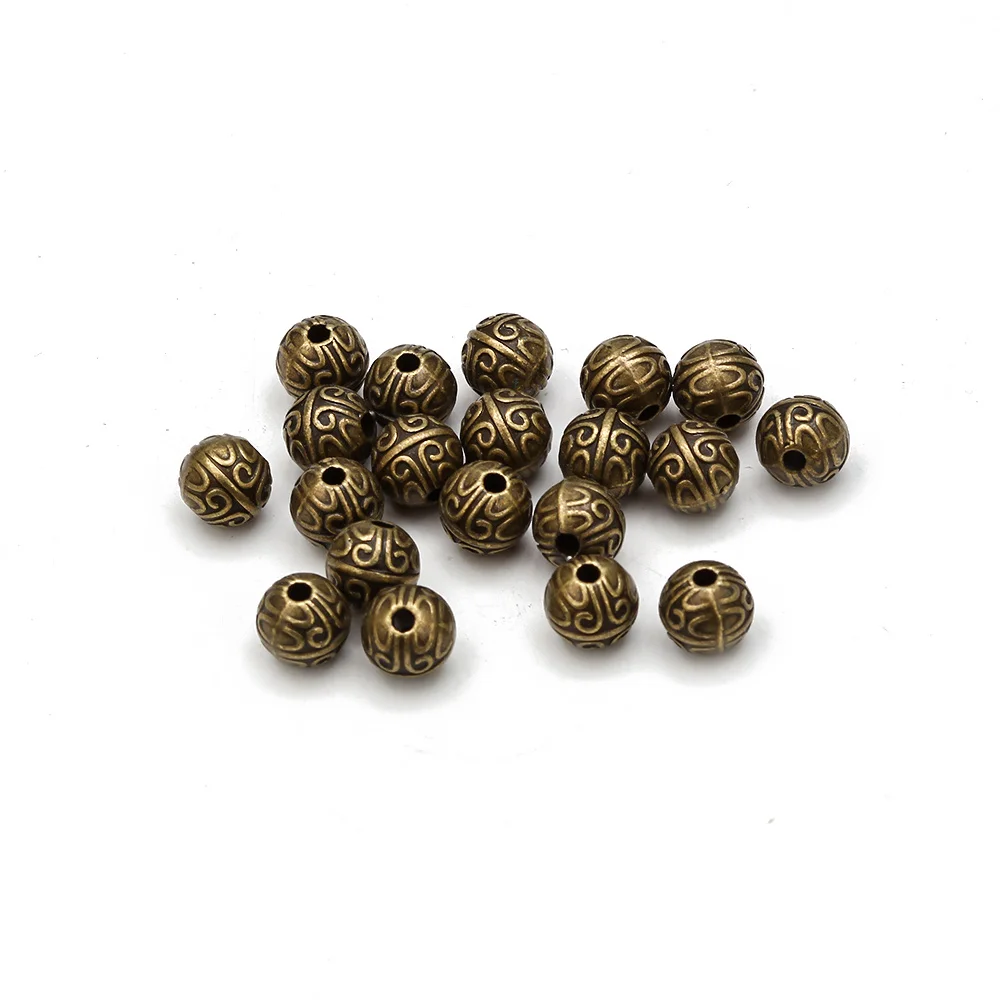 Бусины MEIBEADS 20 шт./лот с винтажным узором разделительные бусины аксессуары