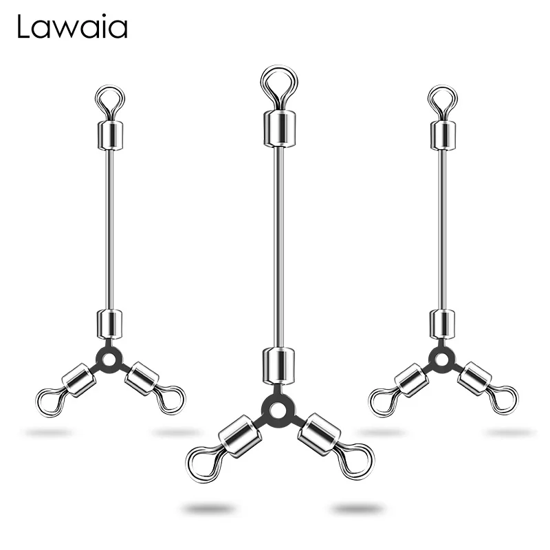 Lawaia двойные крючки из нержавеющей стали сплиттер для позиционирования лески