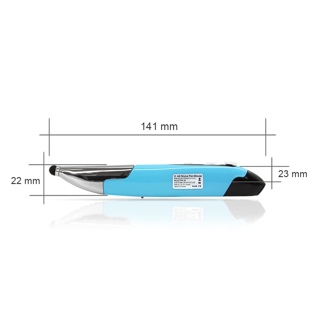 wireless optical pen mouse ergonomic computer 3d pencil mause mini portable handheld usb pc office mice for ppt speech business free global shipping