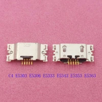 5 50pcs charger usb charging port plug dock micro connector for sony xperia c4 e5333 e5343 e5353 e5363 c5 e5563 e5553 e5506
