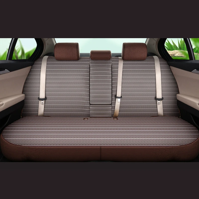 Чехол для автомобильного сиденья из шелка и льна land rover discovery 4 2015 2010|linen seat covers|for car