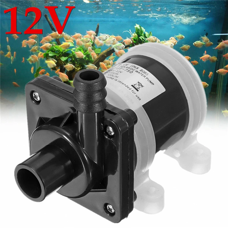 

DC 12V Solar Powered Water Pump Motor 700L/H Brushless Magnetic Submersible Pumps Electric Submersible Water Power Pumps