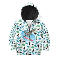 love dinosaur world printed hoodies kids pullover sweatshirt tracksuit jacket t shirts boy for girl funny animal apparel 18
