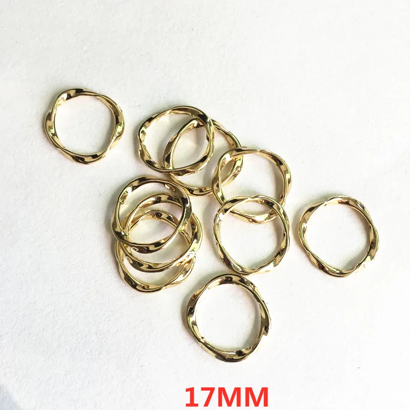 Новое поступление! 100 шт./лот соединитель в форме кольца из цинкового сплава для