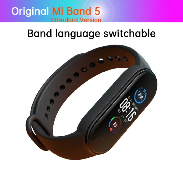 Фитнес браслет Xiaomi Mi Band 5 фитнес с пульсометром и Пульсометром|Смарт-браслеты| |
