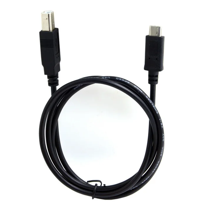 Штекерный разъем USB 3 1 типа C к 2 0 B кабель для передачи данных сотовых телефонов